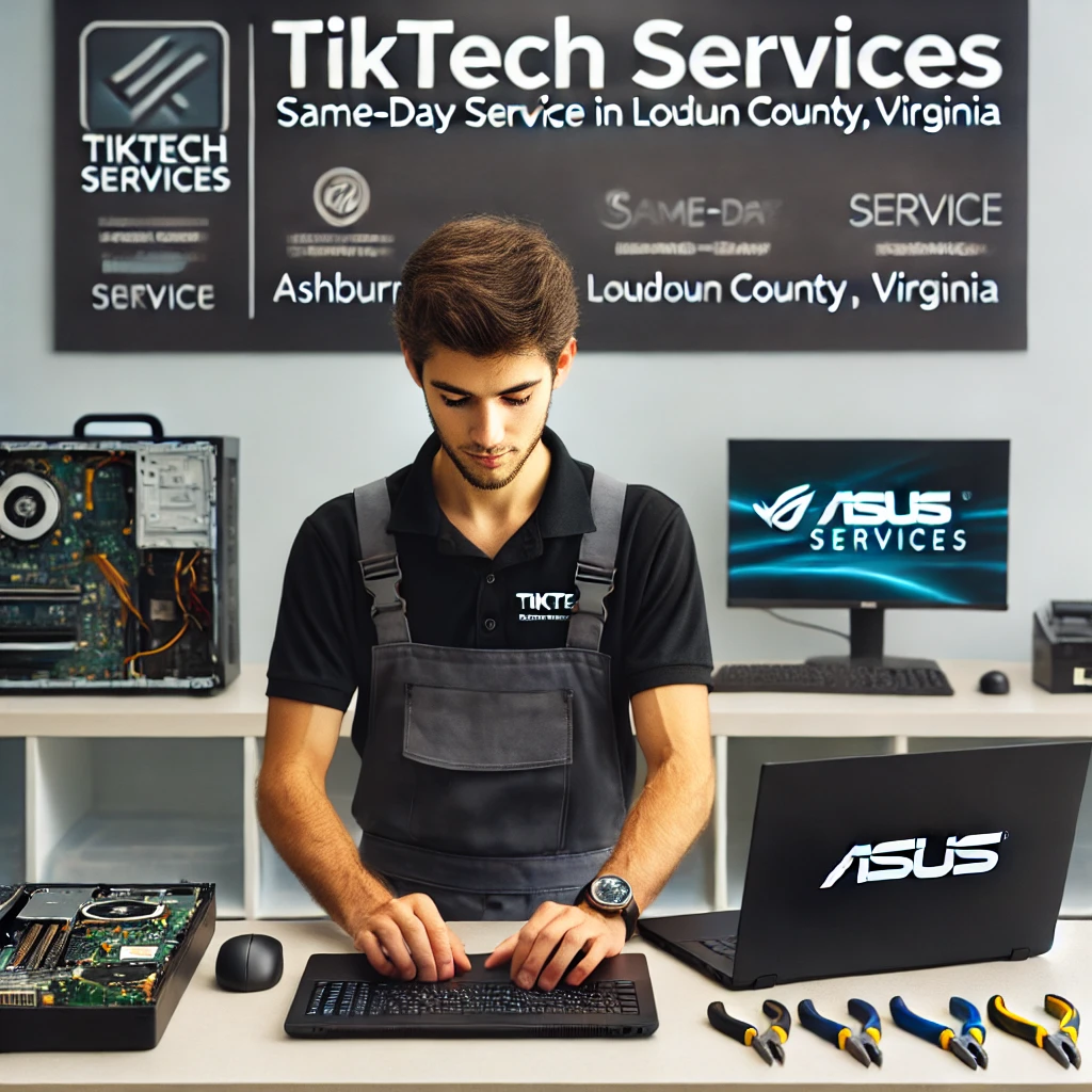 Asus Computer and Laptop Repair by TikTech Services: Same-Day